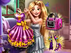 لعبة Find Rapunzel's Ball Outfit على الانترنت