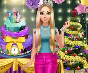 لعبة Blondie Winter Party على الانترنت