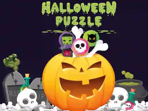 لعبة Halloween Puzzle على الانترنت