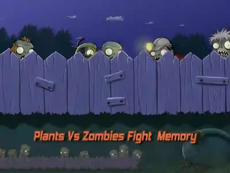 لعبة Plants vs Zombies Fight Memory على الانترنت