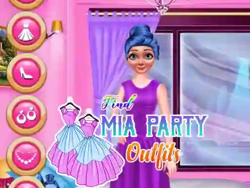 لعبة Find Mia Party Outfits على الانترنت
