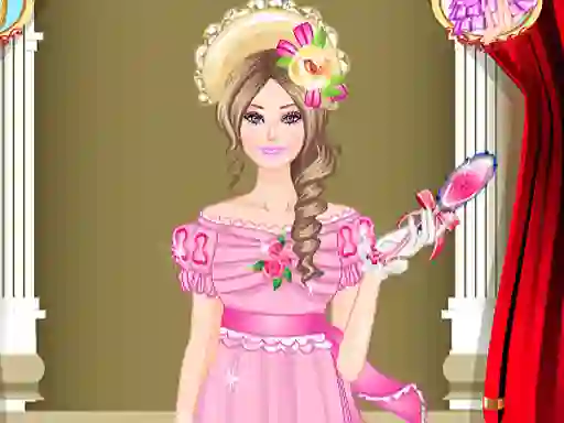 لعبة Barbie Vintage Dress up على الانترنت