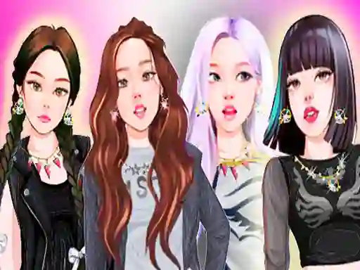 لعبة BlackPink Dress Up على الانترنت