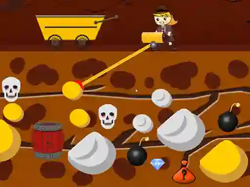 لعبة Lady Gold Miner على الانترنت