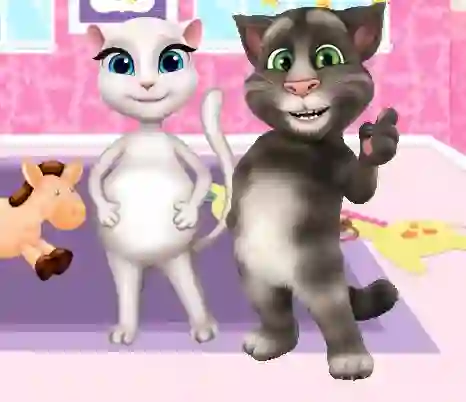 لعبة Preganat Kitty Room Decor على الانترنت