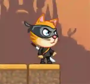 لعبة Ninja Cat Exploit على الانترنت