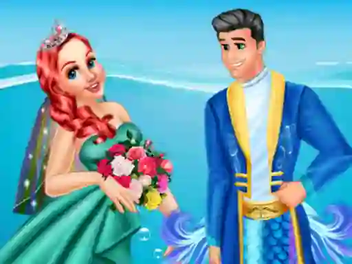 لعبة Ariel & Eric Wedding على الانترنت