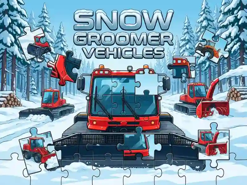 لعبة Snow Groomer Vehicles على الانترنت