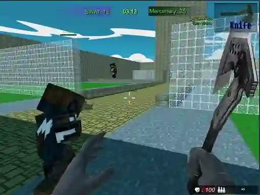 لعبة Pixel Fps SWAT Command على الانترنت