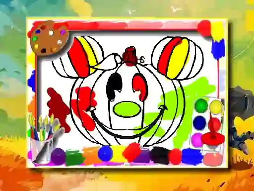 لعبة Halloween Coloring Book على الانترنت
