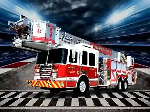 لعبة Fire Trucks Puzzle على الانترنت
