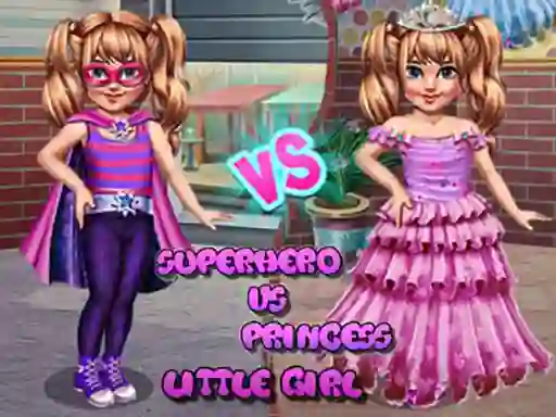 لعبة Little Girl Superhero vs Princess على الانترنت