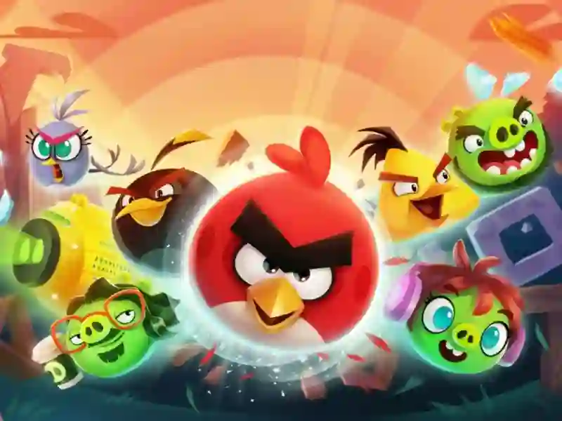 لعبة Angry Birds Mad Jumps على الانترنت