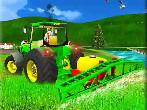 لعبة Indian Tractor Farm Simulator على الانترنت