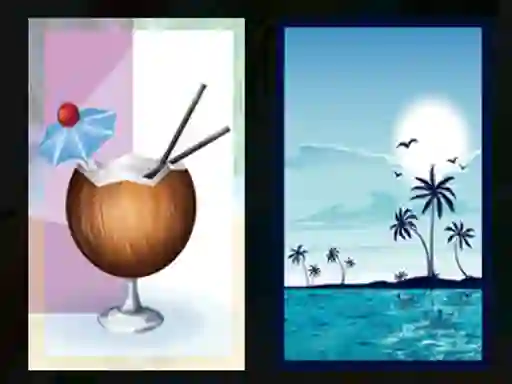 لعبة Beach Cocktails Memory على الانترنت