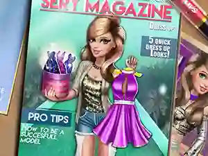 لعبة Sery Magazine Dress Up على الانترنت