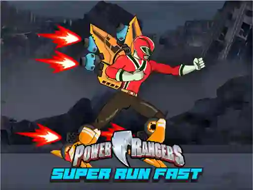 لعبة Power Rangers Super Run Fast على الانترنت