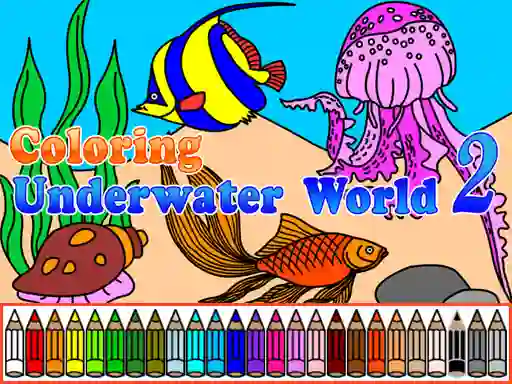 لعبة Сoloring Underwater World 2 على الانترنت