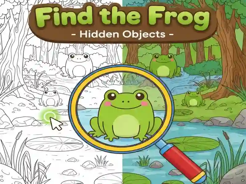 لعبة Find the Frog Hidden Objects على الانترنت
