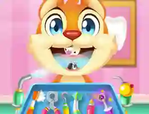 لعبة Crazy Animals Dentist على الانترنت