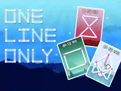 لعبة One Line Only Dot To Dot على الانترنت