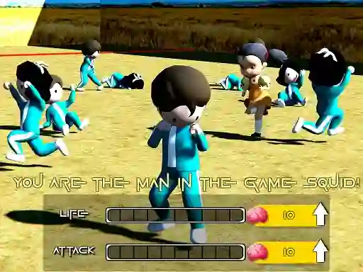 لعبة Squid Game Crowd على الانترنت