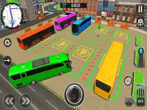 لعبة Bus City Parking Simulator على الانترنت