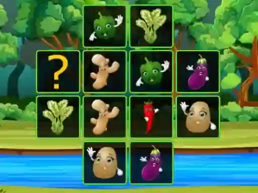 لعبة Vegetable Cards Match على الانترنت