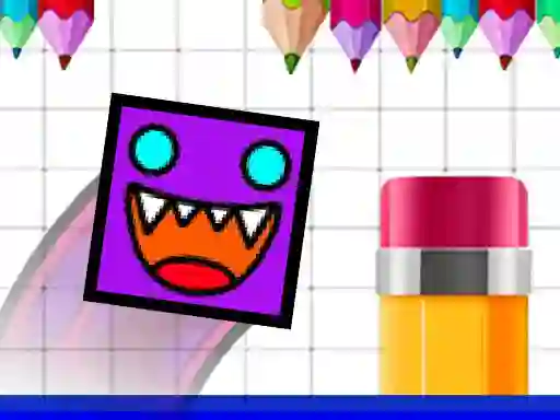 لعبة Geometry Jump Sketchy على الانترنت