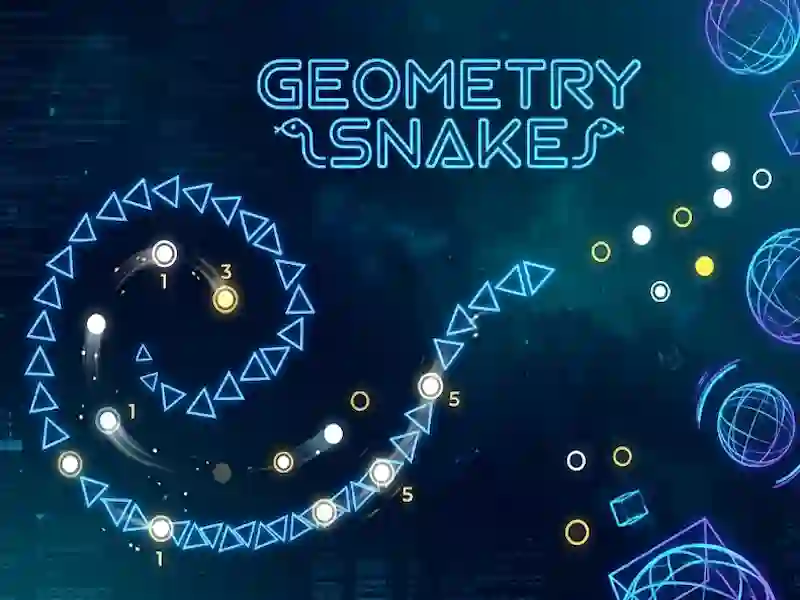 لعبة Geometry Snake على الانترنت
