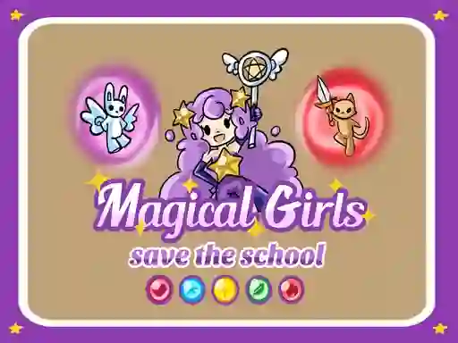 لعبة Magical Girls Save the School على الانترنت