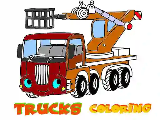 لعبة Funny Trucks Coloring على الانترنت