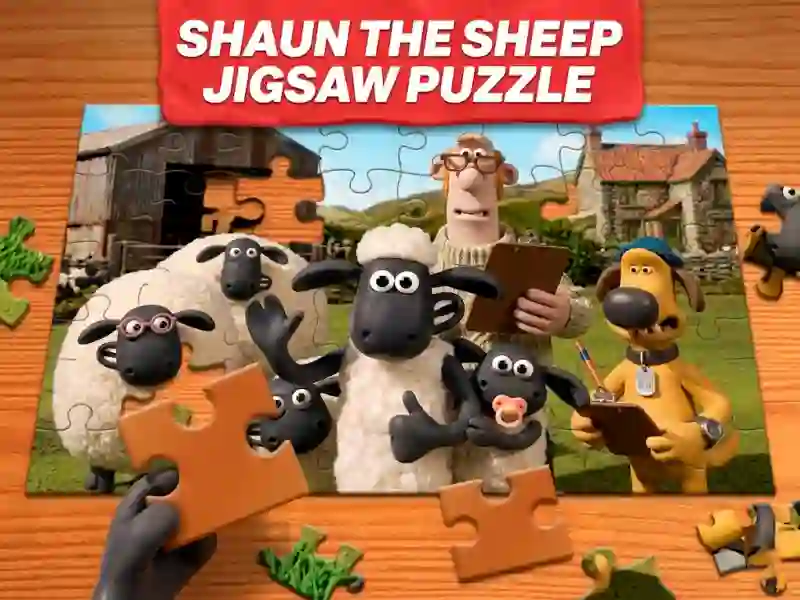 لعبة Shaun the Sheep Jigsaw Puzzle على الانترنت