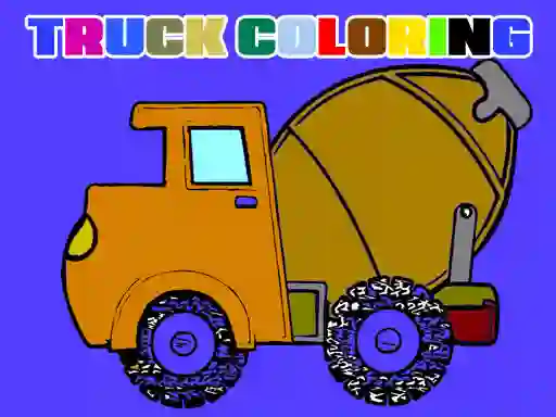 لعبة Trucks Coloring Book على الانترنت