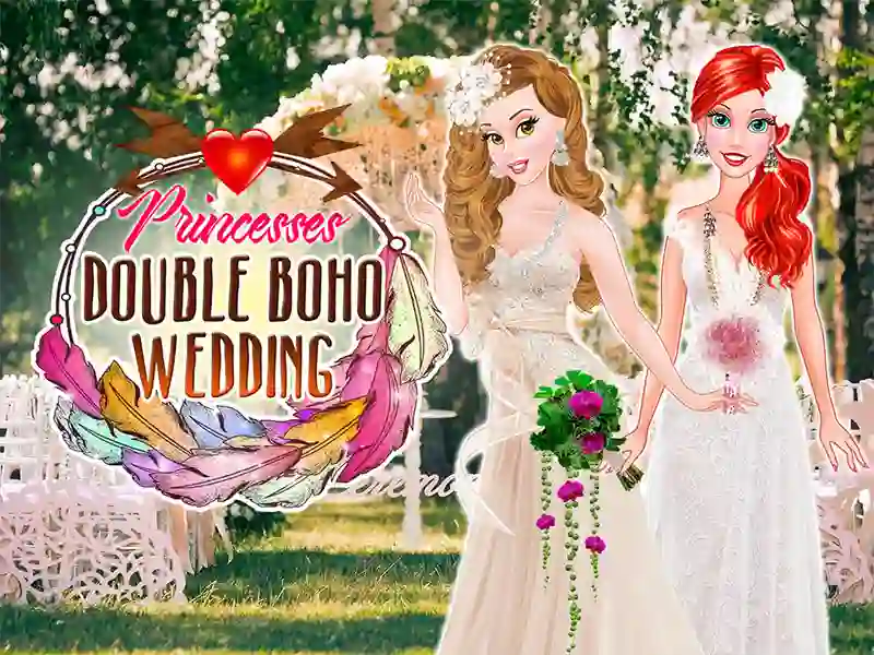لعبة Princesses Double Boho Wedding على الانترنت