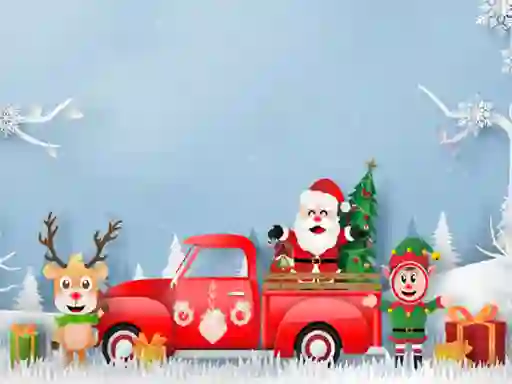 لعبة Christmas Trucks Differences على الانترنت