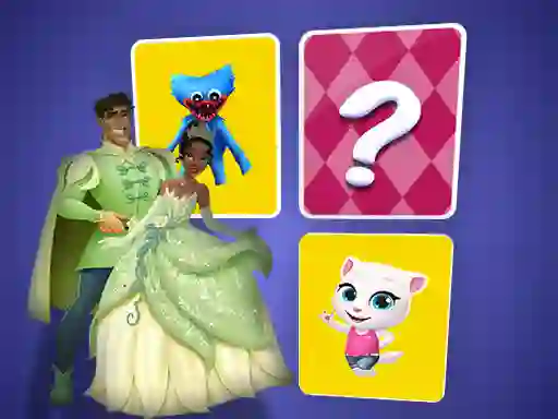 لعبة The Princess and the Frog Memory Card Match على الانترنت