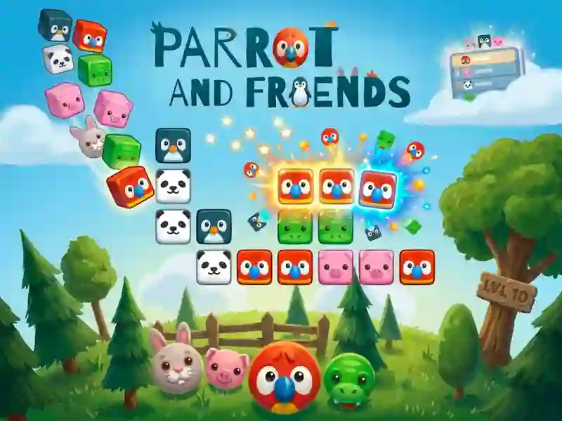 لعبة Parrot and Friends على الانترنت