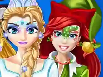 لعبة Christmas Face Painting على الانترنت