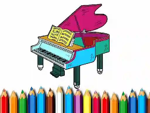 لعبة Back To School: Piano Coloring Book على الانترنت
