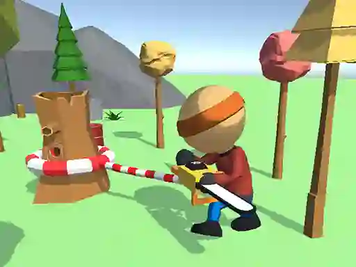 لعبة Wood Man Cutter على الانترنت