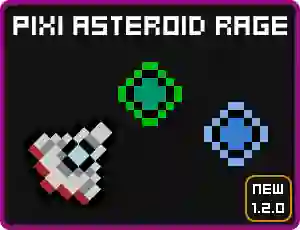 لعبة Pixi Asteroid Rage على الانترنت