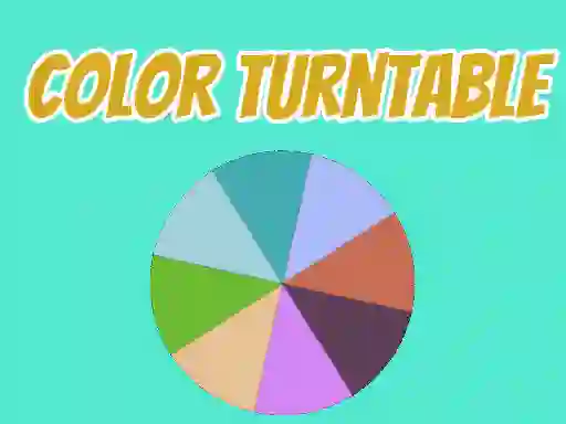 لعبة Color Turntable على الانترنت