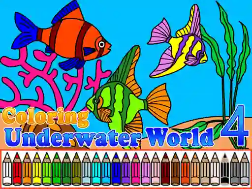 لعبة Coloring Underwater World 4 على الانترنت