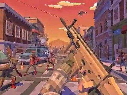 لعبة Polygon War Z Zombie على الانترنت