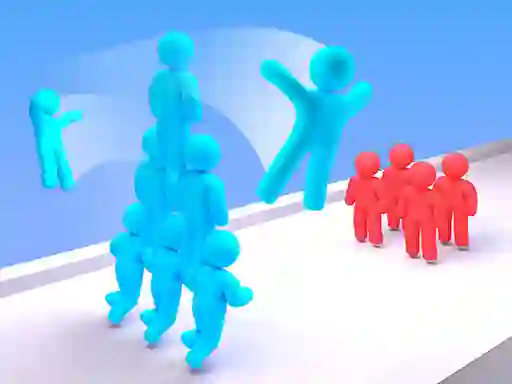لعبة Crowd Stack Race 3D على الانترنت