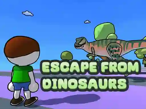 لعبة Escape From Dinosaurs على الانترنت