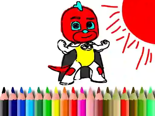 لعبة Back To School: Mask Boy Coloring على الانترنت