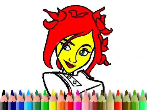 لعبة Back To School: Cute Girl Coloring على الانترنت