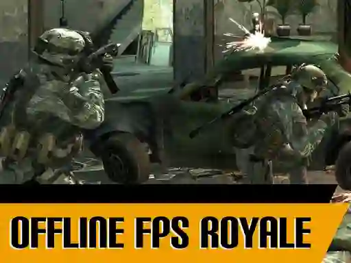 لعبة Offline FPS Royale على الانترنت
